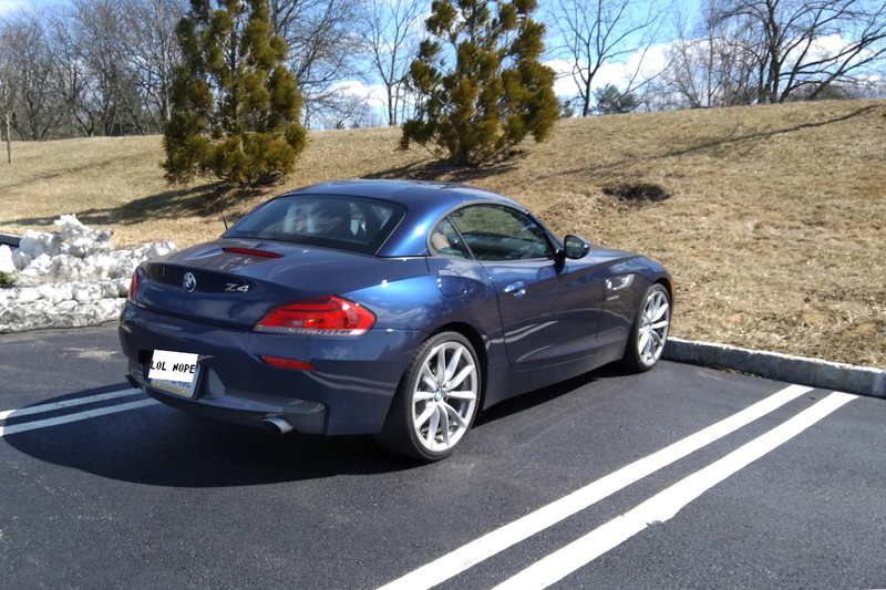 Shiny Z4. This blue looks nice on it.